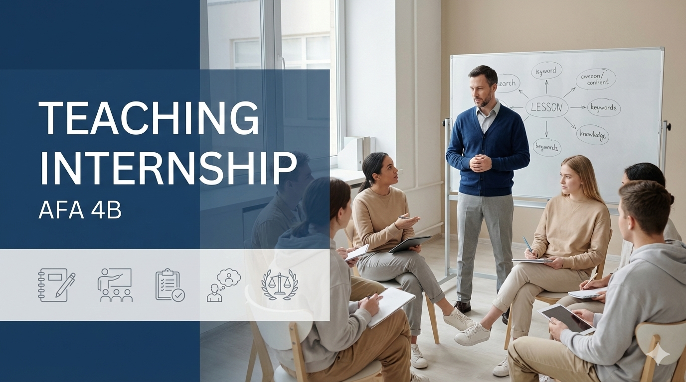 TEACHING INTERNSHIP - BTLE-AFA 4-BTLE-AFA 4B2 2PROFED14 (M/TH 07:00AM-11:30AM/07:00AM-11:30AM)